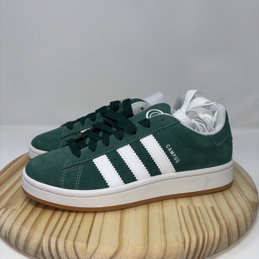 Adidas Campus 00s J Sneakers Dark Green White Unisex Kids US 6.5 IH7492